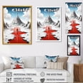 thumbnail image 4 of Designart "Dreamy Castle Gaming in Art Deco Style" Fashion Framed Wall Art - Modern White Video Games Living Room Framed Canvas Art, 4 of 6