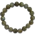 thumbnail image 2 of Fashion Green Labradorite 10.00Mm Beaded Stretch Bracelet (Width 10) - Jbsp, 2 of 5