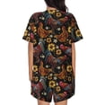 thumbnail image 6 of Sigee Sunflower Rooster for Sleepwear Casual Pjs with Pockets Women's Pajamas Sets Shorts 2 Piece Short Sleeve Lounge Sets Large, 6 of 9