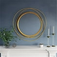 thumbnail image 1 of Aspire Home Accents 7449 Mia Miroir Mural Rond&44; Or, 1 of 1