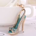 thumbnail image 2 of High Heel Shoe Keychain Rhinestone Crystal Purse Car Key Crystal Purse Chain Gift Girl Bag Decorative Alloy Keyring, 2 of 4