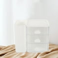 thumbnail image 1 of SEWACC Desk Organization Box File Container White for Women Home Use 1Pack, 1 of 8
