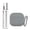 gray, variant on GJX Case for Airpods 4,case for airpod,headphone case,generation for airpod case 4th,Style1020