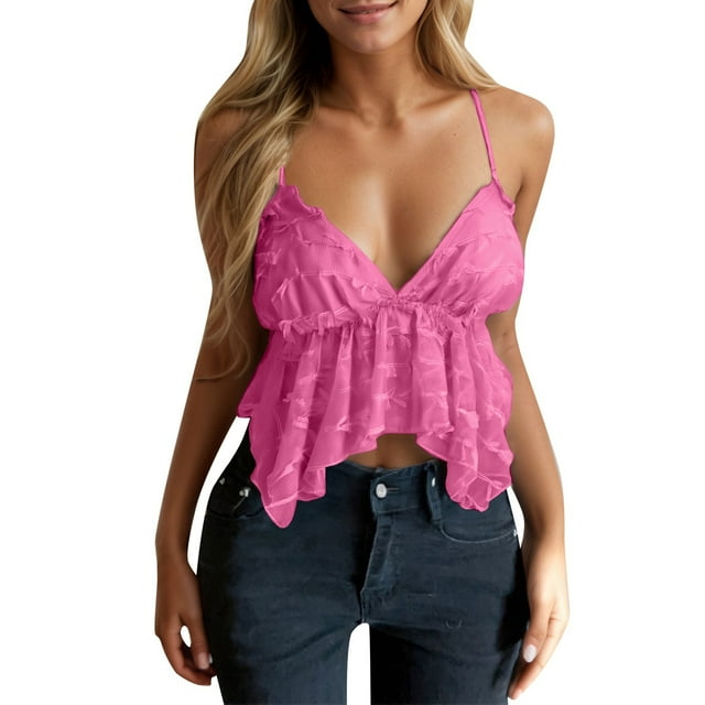 Toimothcn Womens Tank Top Summer Backless Tank Top Casual Sleeveless Solid Color Shirt Tops Stretchy Comfortable Breathable Suitable For Outdoor Activities