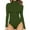 30Green1, variant on Women's Mock Turtle Neck Long Sleeve Tops Bodysuit Jumpsuit