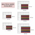 thumbnail image 6 of Mexico Stripes Outdoor Rug 3x5 Ft, Non Slip Washable Area Rug, Colored Red Blue Green Bohemia Geometric Patio Rugs Carpet Runner, Large Floor Mat for Indoor/Outdoor Deck Porch Camping, 6 of 8
