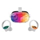 thumbnail image 3 of VR Headset Cover VR Headset Controller Protector Sticker Set Reemplazo de piel de PVC para Oculus Quest 2, 034 Inevent EL001448-04, 3 of 6