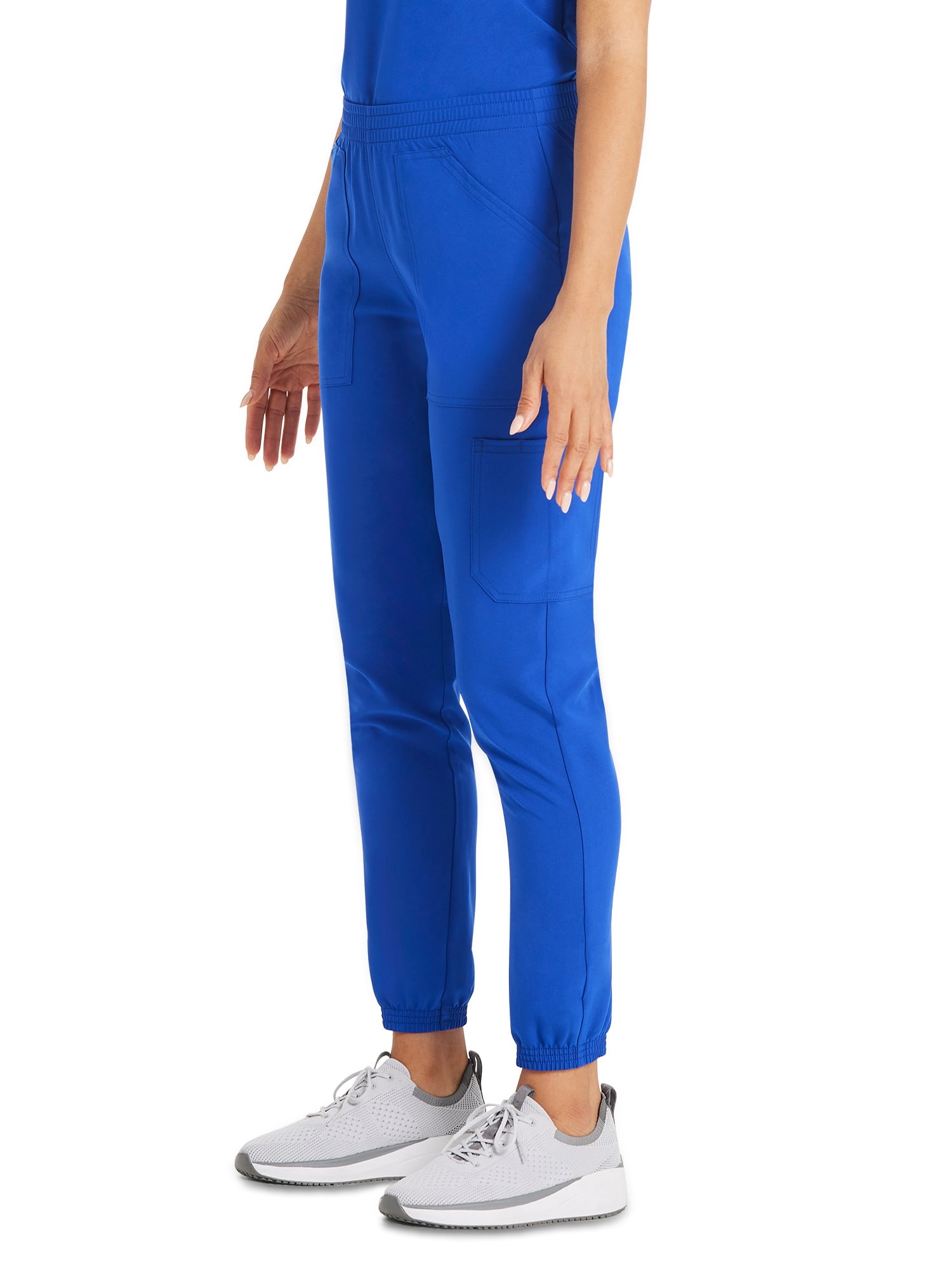 Scrubstar Women's Core Essentials Stretch Pull-On Jogger Cargo Scrub Pants, Sizes XS-3XL