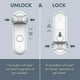 thumbnail image 4 of Childproof Door Lever Lock, Baby Safety Door Handle Lock, Easy to Install and Use 3M VHB Adhesive No Tools or Drill Required (White, 2 Pieces)), 4 of 5