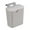 Grey, variant on Hanging Trash Can for Kitchen Cabinet Door with Lid, Small Under Sink Garbage gray