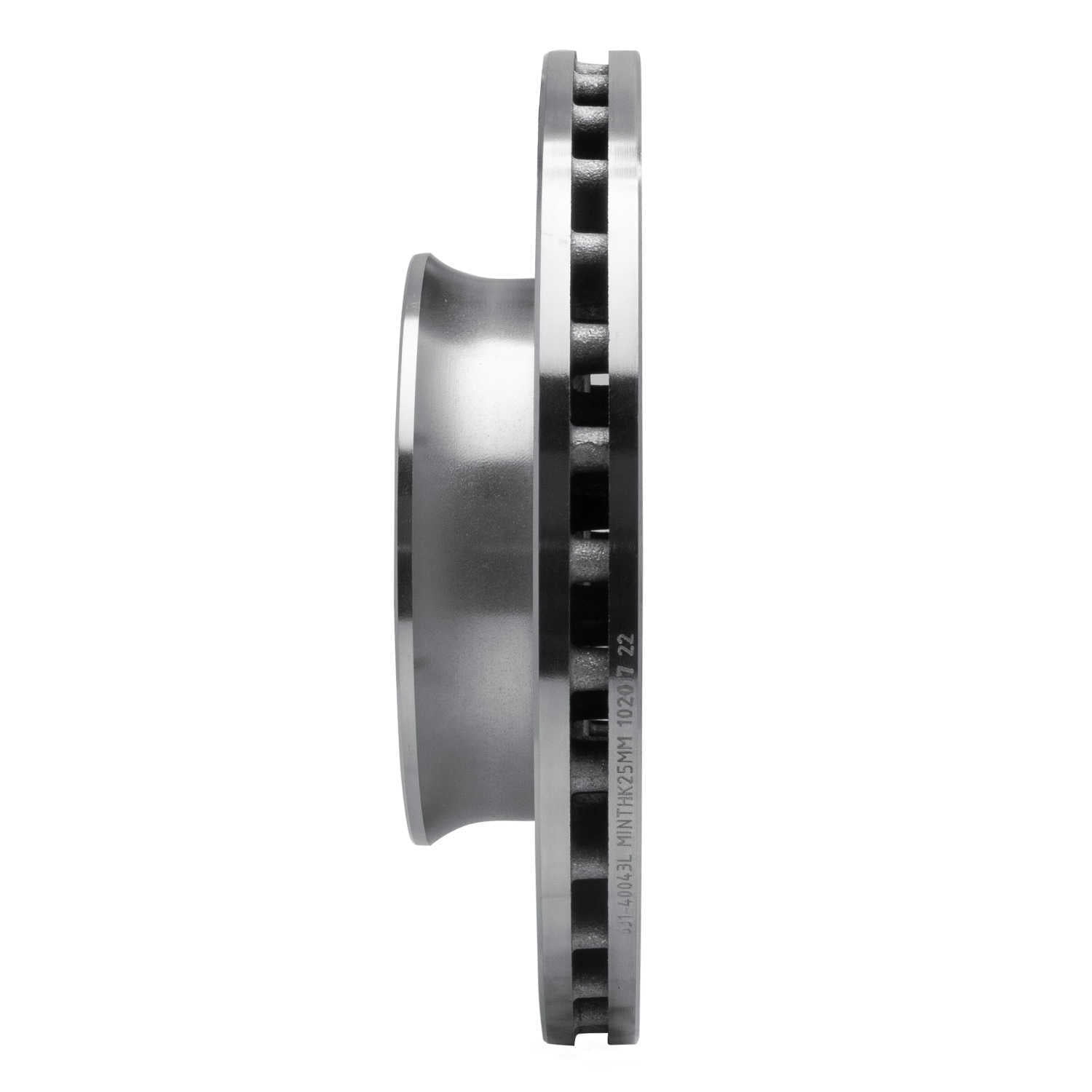 Dynamic Friction Company 631-40043L DFC Brake Rotor - Drilled And Slotted - Silver