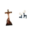 thumbnail image 1 of Escultura De Reno Jesús, Adorno Artesanal, Estatua De La Santa Madre María, Religiosa Católica, Figuras De Ciervos, Estatuas De Ciervos Sentados Y De Pie Para Dormitorio, Mesa, Coche,, 1 of 8