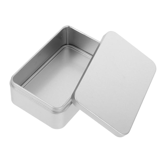 CRAFTHROU 1Set Portable Tool Storage Organizer Silver 10.0x6.5x3.3in Multipurpose For Home Use And Office Use