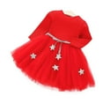 thumbnail image 2 of Vestido de manga larga para niños vestido elástico opcional de 3 colores para niños Anggrek Otros, 2 of 8