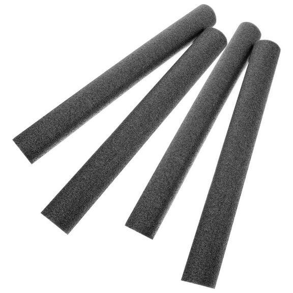 NICEXMAS 4Pcs Foam Covers for Insulation Tubing Black Efficient Warmth Retention