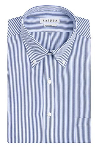 Van Heusen Pinpoint Button Down Collar 