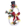 thumbnail image 1 of sweethay Nueva de flores de Navidad para árbol de Navidad colgante muñeco de nieve ciervos decoraciones anillo de vid Artificial suministros Kits de decoración para fiestas No.01, 1 of 6