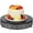 Black, variant on Cake Stand 16 Inch Round Metal Cupcake Dessert Wedding Cake Stand Cookies Display Holder Fruit Serving Tray for Table Wedding Birthday Anniversary Party(Gold)