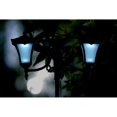 thumbnail image 2 of Sun-Ray Vittoria Two Head Solar Lamp Post and Planter in Black, 2 of 5