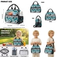 thumbnail image 5 of DISNIMO School Backpack for Boys, Soccer Ball Print 3pcs Kids Bookbag Set with Lunch Box Pencil Case, Lightweight Portable Backpack with Adjustable Strap, Back to School Gift, 5 of 7