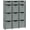 Grey, variant on 9 Cube Storage Organizer With Bins Included - Closet Storage With 9 Storage Bins - Easy To Assemble Storage Unit With Drawers - Closet Organization For Clothes, Bedroom, Nursery, & Toys (Dark Grey)