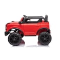 thumbnail image 2 of iYofe 24V Ride On Toys for Kids, Licensed Ford Bronco Base Powered Ride On Car w/4 Wheels Spring Suspension, Parent Remote Control, Lights, Music, Electric Cars Toys for Boys Girls Age 3-8, Red, 2 of 6