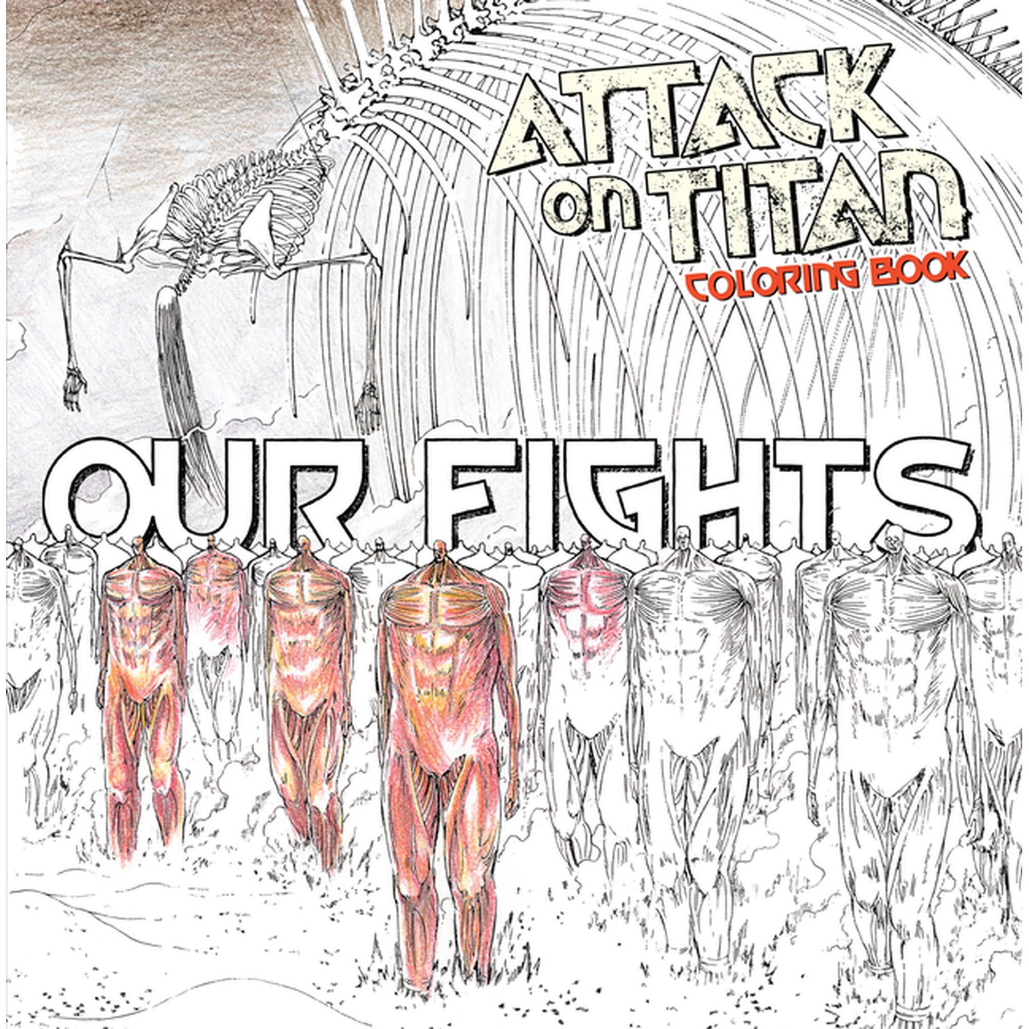Attack on Titan Companions Attack on Titan Coloring Book 2: Our Fights (Paperback)