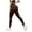 Coffee, variant on Women's Leggings High Waisted Skin Friendly Breathable Butt Lifting Slimove Cellulite Leggings(Blue,S)