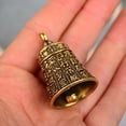 thumbnail image 3 of Farfi Old Bronze Bell Finely Build Decorative Compact Decorate Non-deforming Antique Brass Pendant for Living Room (Type I), 3 of 13