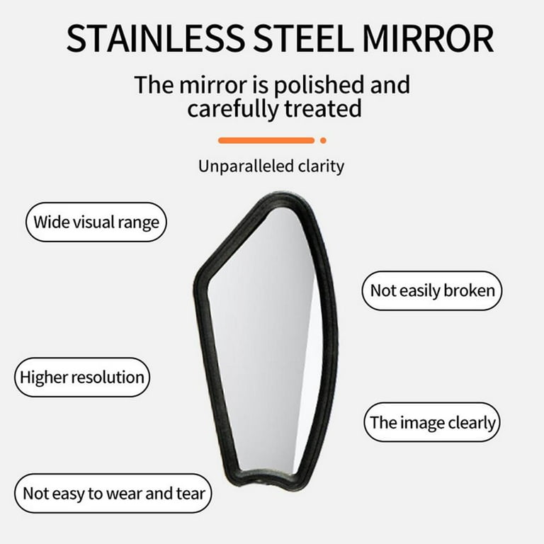 Steel mirror for bike hot sale