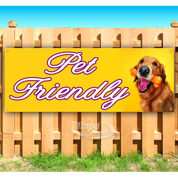 Pet Friendly 13 oz Vinyl Banner With Metal Grommets