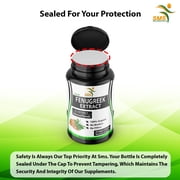 حبوب بذور FENUGREEK 2000mg استخراج يومي 60 كبسولات نباتية غير معدلة وراثيا