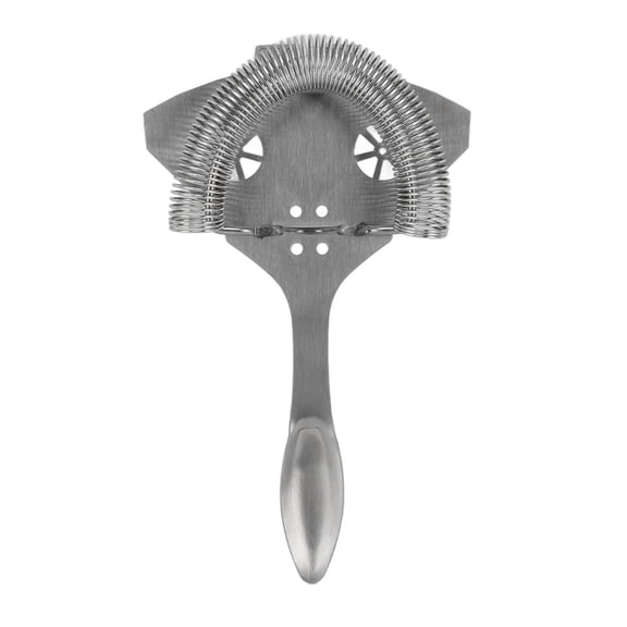 LAZIOEGR 304 Stainless Steel Ice Strainer – Multifunctional Cocktail Filter with Fine Mesh, Ice Isolation, and Mixing Spoon for Home & Bar Use