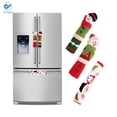 thumbnail image 2 of Deago 3pcs Christmas Refrigerator Door Handle Covers, Santa Snowman Kitchen Appliance Handle Covers Fridge Microwave Oven Dishwasher Door Handle Protector Holiday Decorations, 2 of 9