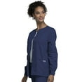 thumbnail image 4 of Cherokee Workwear Prints Women's Scrubs Jacket Snap Front Warm Up 4350, 4 of 7
