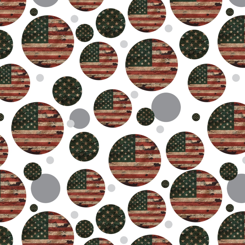 Rustic American USA Flag Distressed Premium Gift Wrap Wrapping Paper Roll