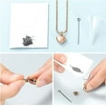 thumbnail image 4 of Men Women Little Heart Memorial Cremation Jewelry for Ashes Holder Urn Necklace Lockets for Human Ashes Pendent for Ashes and Chain, 4 of 7