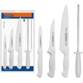 thumbnail image 1 of JUEGO 3 CUCHILLOS PREMIUM TRAMONTINA ACERO INOX + CHAIRA gris 1, 1 of 2
