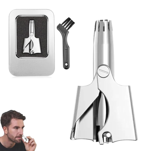 Recortadora de pelo para nariz y orejas Infinity Choices de acero inoxidable