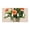 4-Gang 4-Toggle, variant on Hand Drawing Flowers Switch Cover Decorative Wall Plate / 4-Gang Screwless / Standard Size 4.5x8 in