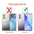 thumbnail image 2 of Slim-Fit TPU Phone Case Compatible with OnePlus 9 5G, with Tempered Glass Screen Protector, by OneToughShield ® - Road Sign Giraffe, 2 of 4