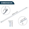 thumbnail image 6 of Unique Bargains Bicycle Spoke Bike Wheel Spokes Nipple 1 Set 13G 45 Steel Galvanized Silver Tone-259mm, 6 of 7