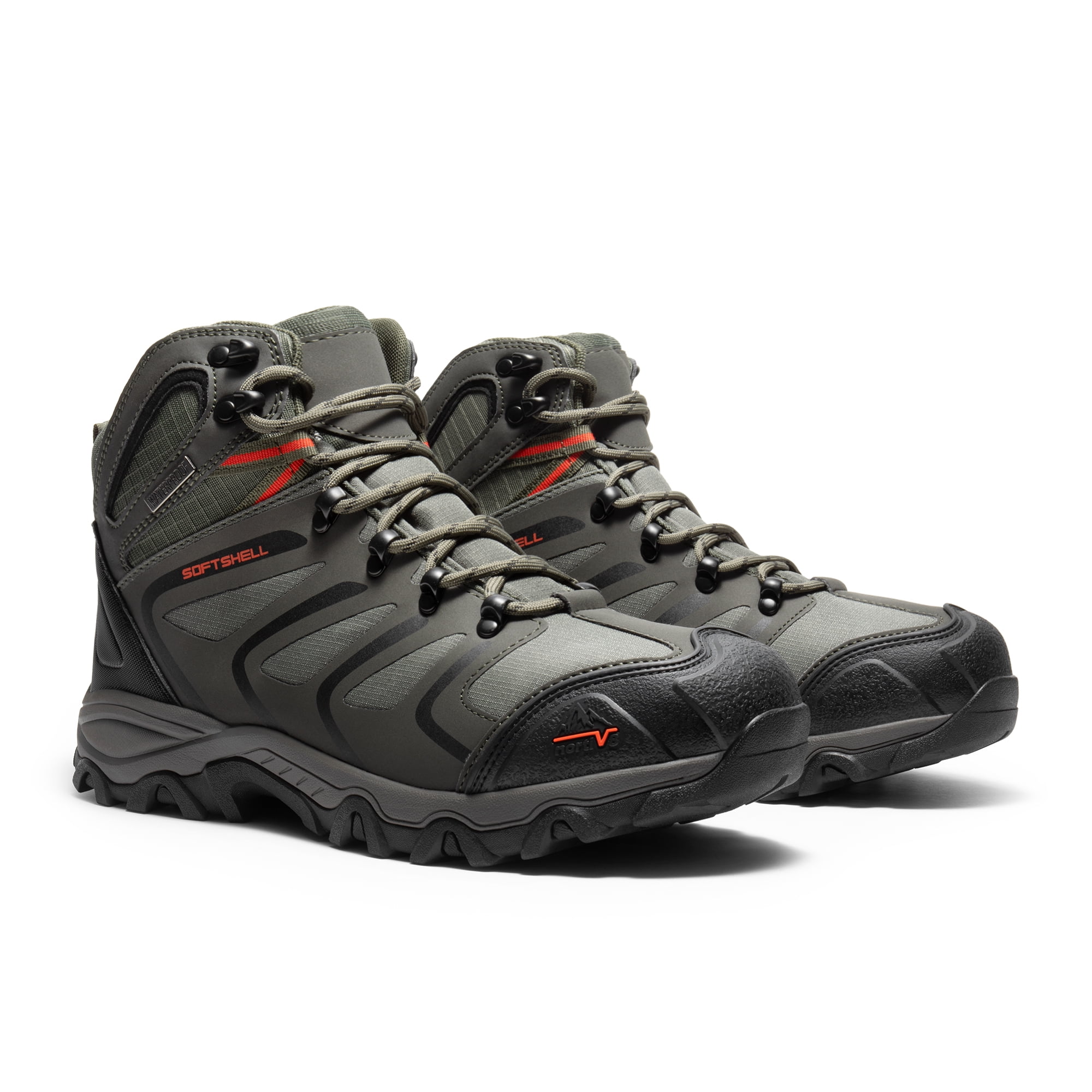 BURUDANI Mens Waterproof Hiking Boots Backpacking Lightweight Outdoor Work Boots