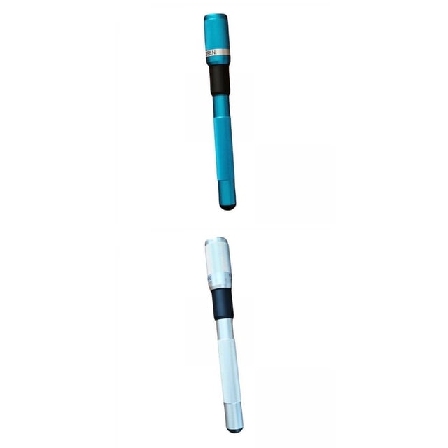 2Pcs Billiards Pool Cues Extension Telescopic Snooker Extender End Lengthener Blue White