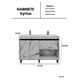 thumbnail image 4 of Gabinete para Baño De Piso con Doble Lavamanos y Monomando, Diseño Moderno, Máxima Funcionalidad y Estilo., 4 of 5