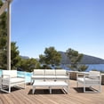 thumbnail image 5 of Mykonos Patio Sofa White with Sunbrella Natural Cushion, 5 of 8