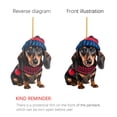 thumbnail image 4 of FUNDUFI Christmas Puppy Dog Hanging Pendants Casual Acrylic Flat Pendant Cute Dog Christmas Mini Ornaments Suitable For Holiday Home Party, 4 of 7