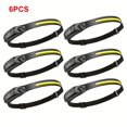 thumbnail image 4 of LED+COB USB Rechargeable Headlamps with Motion Sensor, Multiple Sets, Portable Emergency Light, Ideal for Running, Fishing, Camping, Hiking & Climbing, 4 of 15