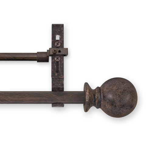 double curtain rod walmart
