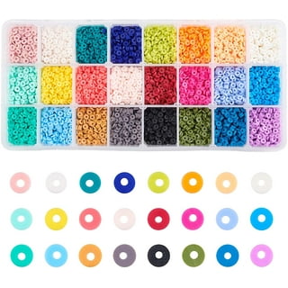  9120 Pcs 24 Strands Clay Beads,Polymer Clay Heishi